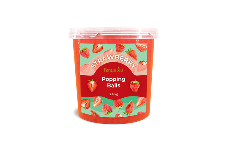 Strawberry Popping Balls